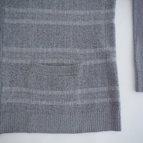 Arnold Palmer Gray Cotton Cardigan Soft Knit Old Money Minimalist Layers L - Picture 5 of 9